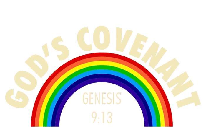 Rainbow Gods Covenant 913 Bible Christian Lover Women's T-Shirt