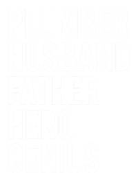 Plumber Husband Father Hero Genius Cool Plumbing Dad Gift Valucap Bio-Washed Visor