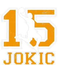 Vintage Jokic Name Sports Retro Basketball Gift Toddler Zip Fleece Hoodie