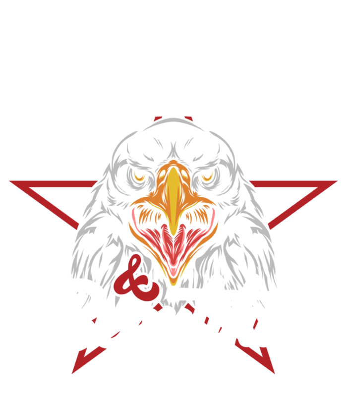 Bald And Beautiful Funny Bald Eagle America Usa 4th Of July Gift T-Shirt