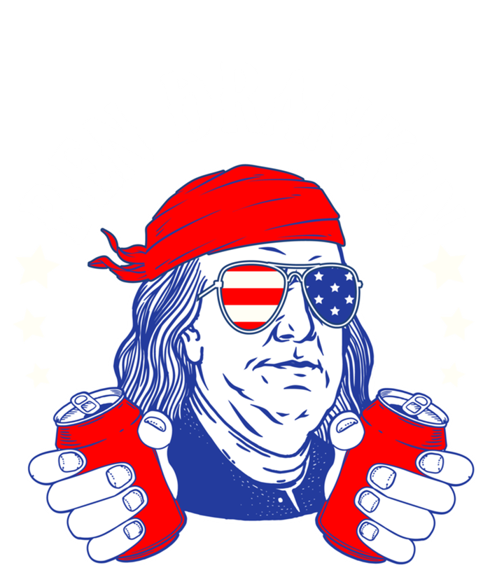 Ben Drankin Funny 4th Of July American Flag Usa Patriotic Gift Women's Tri-Blend 3/4-Sleeve Raglan Shirt