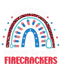 NICU Nurse 4th July I Care for the Cutest Firecrackers Womens California Wash Sweatshirt