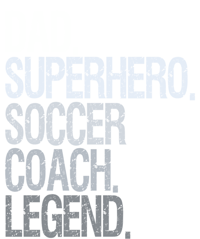 Dad Superhero Soccer Coach Legend Button