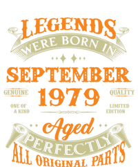 44th Birthday Vintage Legends Born In September 1979 Gift Poster