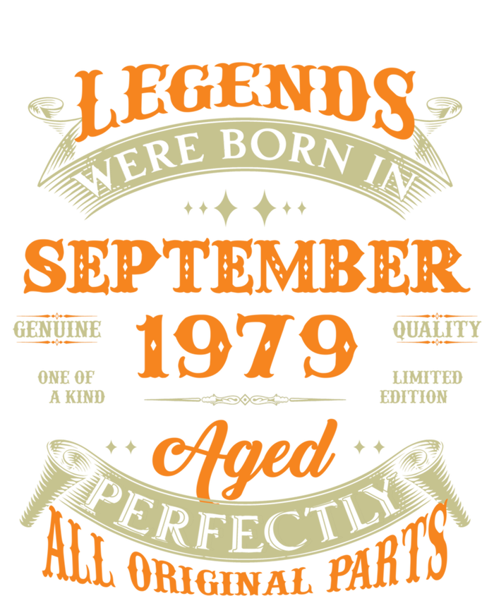 44th Birthday Vintage Legends Born In September 1979 Gift Poster