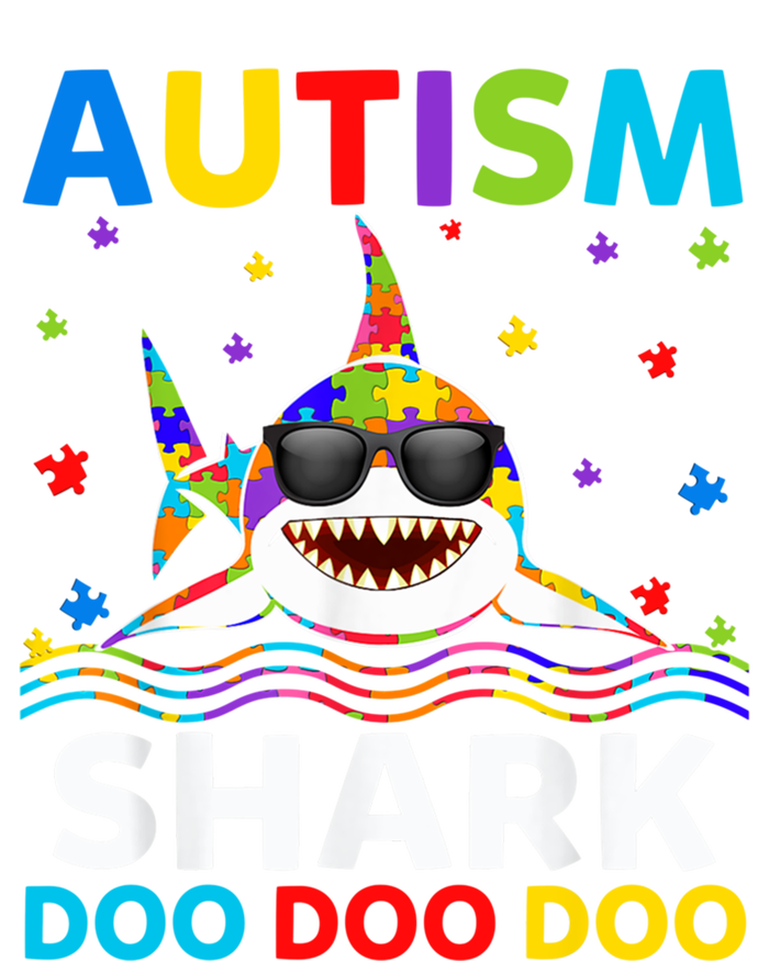 Autism Shark Awareness Rainbow Puzzle Do Sharks Mommy Great Gift Full Zip Hoodie