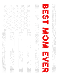 Best Mom Ever US American Flag Graphic Tee Mothers Day Kids Tie-Dye T-Shirt