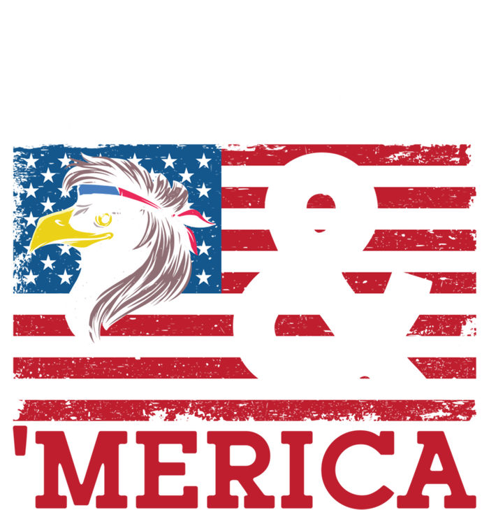 Mullets And Merica Eagle Mullet Hairstyle Funny Gift 16 in Basic Backpack