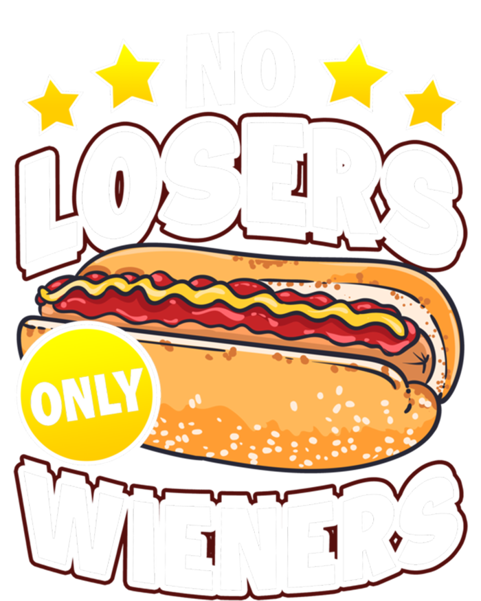 No Losers Only Wieners Hot Dog Pun Wurst Family Grilling Gift Full Zip Hoodie