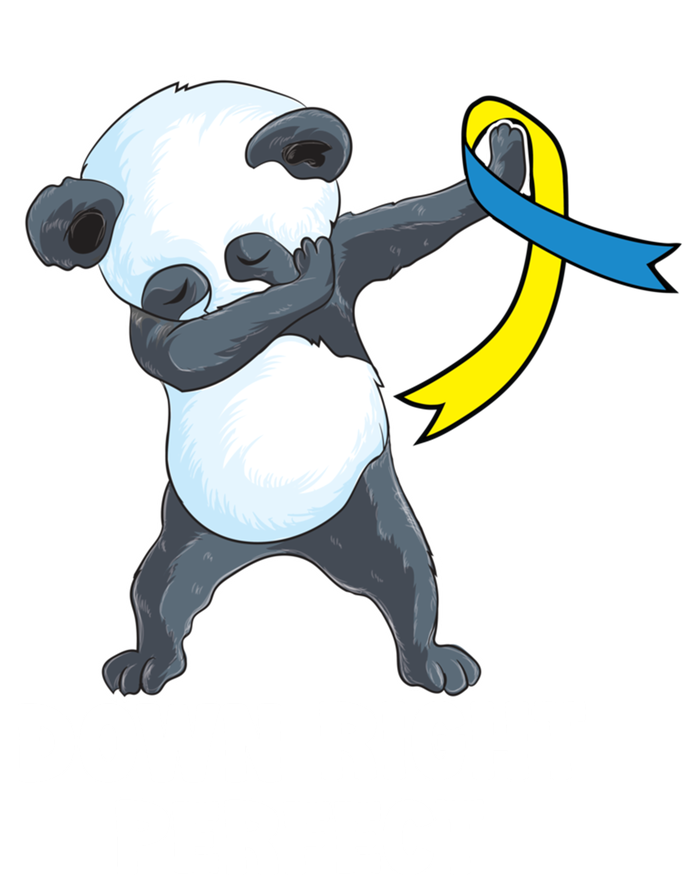 Down Right Perfect Dabbing Panda Down Syndrome Awareness Gift T-Shirt