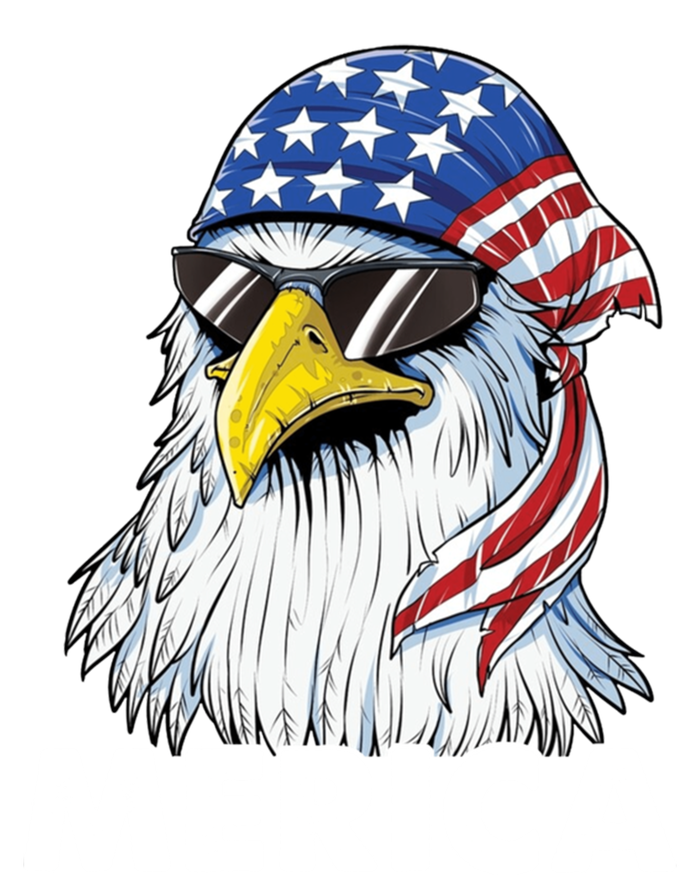 Patriotic Eagle Mullet 4th Of July Usa American Flag Merica Meaningful Gift Women's V-Neck T-Shirt