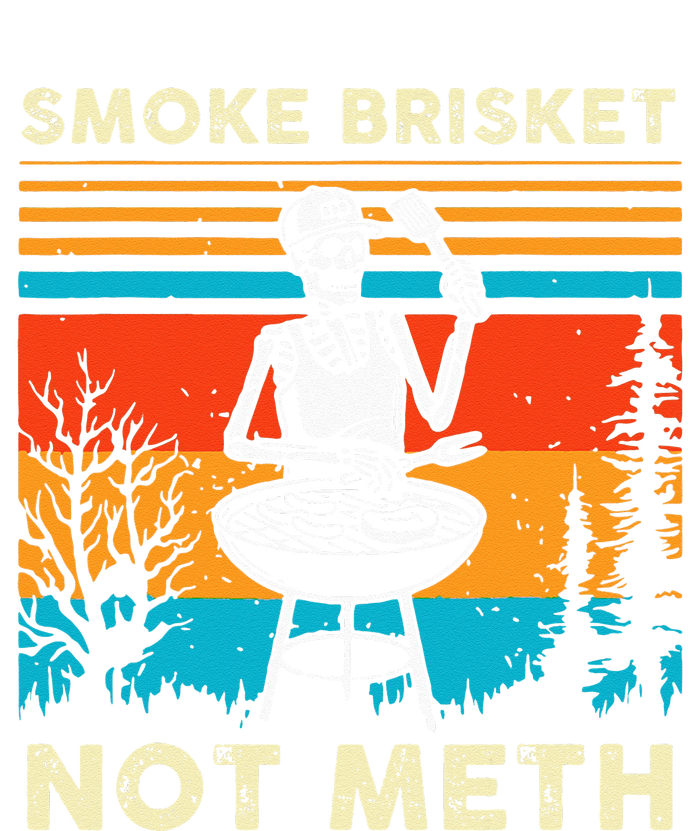 Funny BBQ Skeleton Smoke Brisket Not Meth Grilling Master USA-Made Doggie Bandana