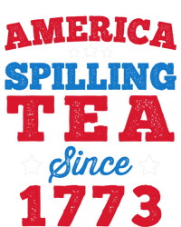 AMERICA Spilling Tea Since 1773 Boston Party Funny 4th July USA-Made Doggie Bandana