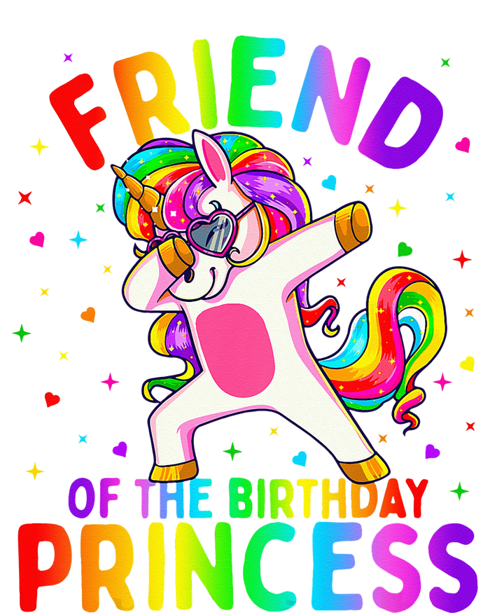 Friend of the Birthday Princess Dabbing Unicorn USA-Made Doggie Bandana