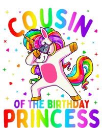 Cousin of the Birthday Princess Dabbing Unicorn T-Shirt