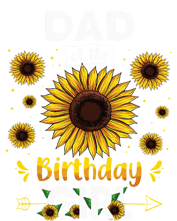 Dad Of The Birthday Sunflower Party Family Matching Ceramic Star Ornament