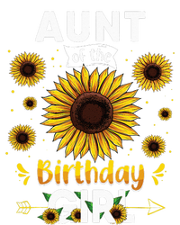 Aunt Of The Birthday Sunflower Party Family Matching T-Shirt