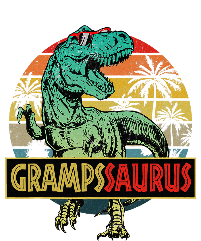 Grampssaurus T Rex Dinosaur Gramps Saurus Family Matching Short Acrylic Beanie