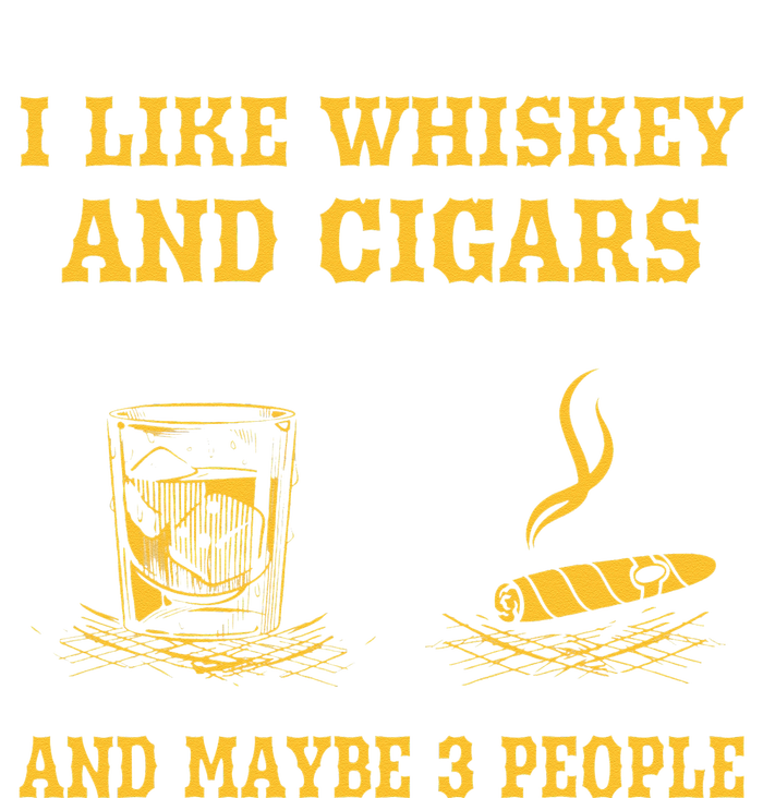 I Like Whiskey And Cigars And Maybe 3 People Vintage Cigars T-Shirt