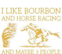 I Like Bourbon And Horse Racing And Maybe 3 People lover Mesh Reversible Basketball Jersey Tank