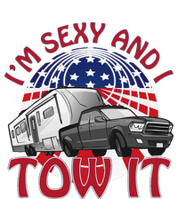 I'm Sexy and I Tow It 5th wheel USA Flag Sunset camping Valucap Bio-Washed Visor