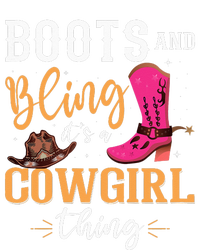 boots & bling it's a cow thing Western  Womens California Wash Sweatshirt