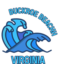 Graphic Buckroe Beach Virginia Pocket Wave Souvenir Kids Long Sleeve Shirt