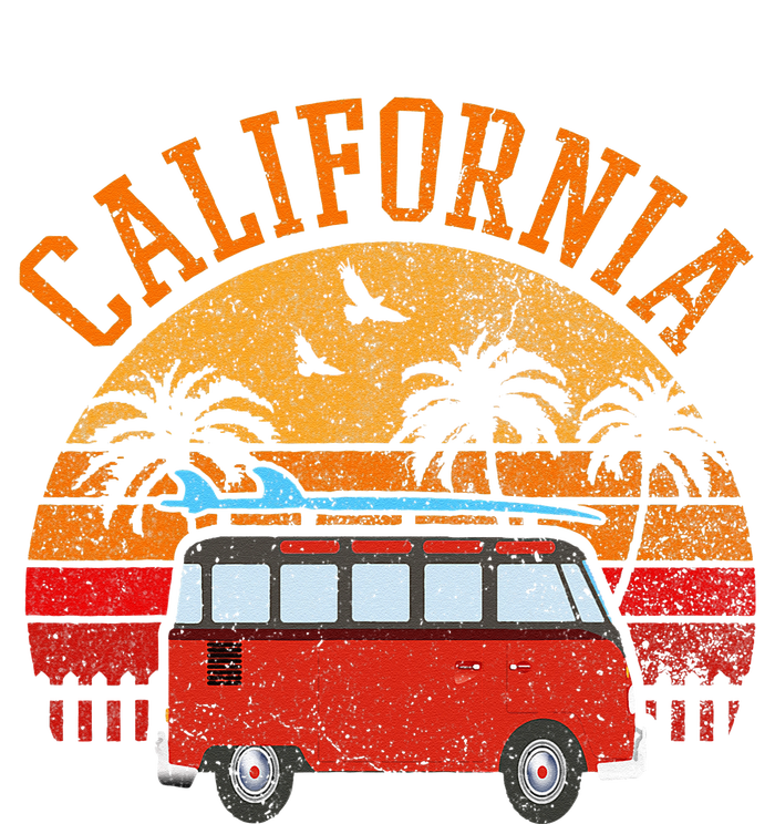 California Beach Outfit Hippie Van Surf Tee Vintage Surfer Women's Perfect Tri Tunic Long Sleeve Shirt