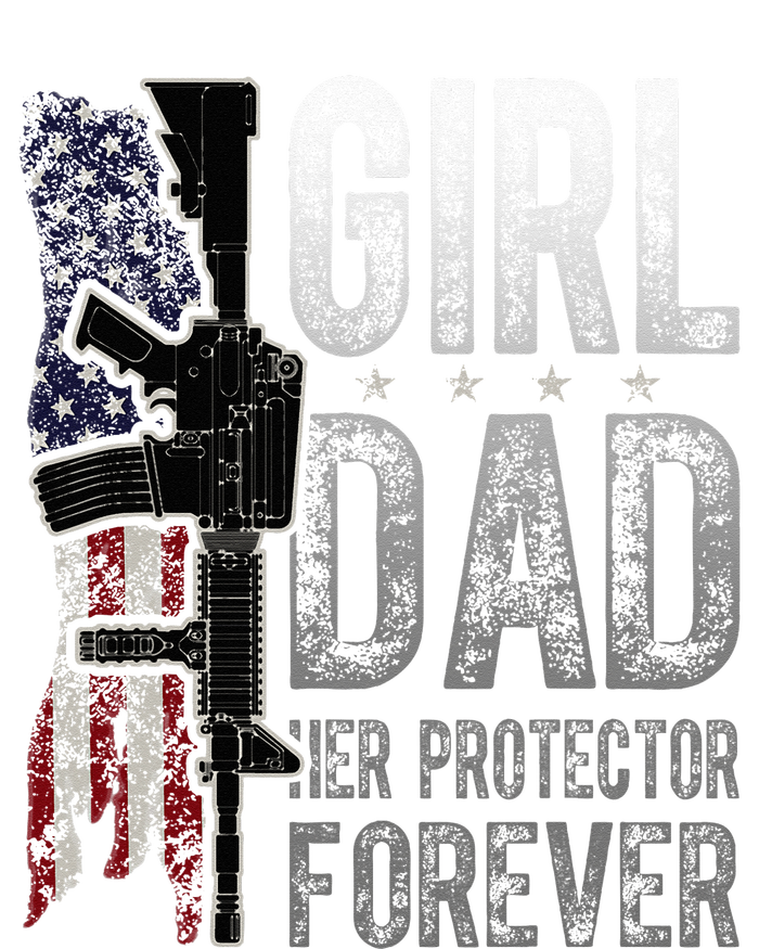 GirlDad Her Protector Forever Funny Father Hoodie