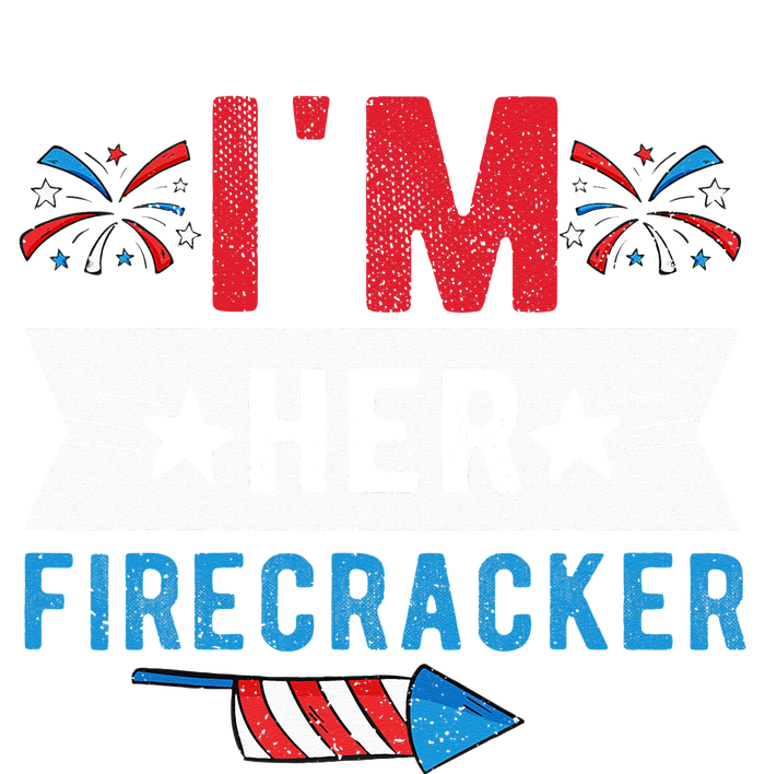 I'm Her Firecracker Cute 4th Of July Matching Couple For Her T-Shirt