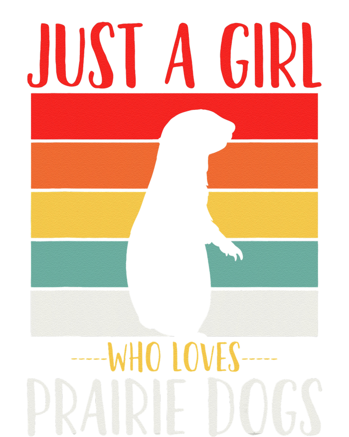 Prairie Dog Just a Who Loves Prairie Dogs Retro Women's T-Shirt