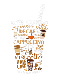 Iced Coffee Cup Coffee Lover But First Coffee Espresso Latte T-Shirt