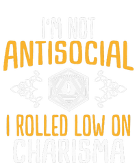 Funny RPG Rolled Low Charisma T-Shirt