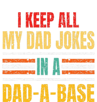 I Keep All My Dad Jokes In A DadABase Father's Day Vintage T-Shirt