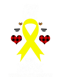 Sarcoma Cancer Awareness Teach Ribbon Love Hope Inspire Gift Magnet