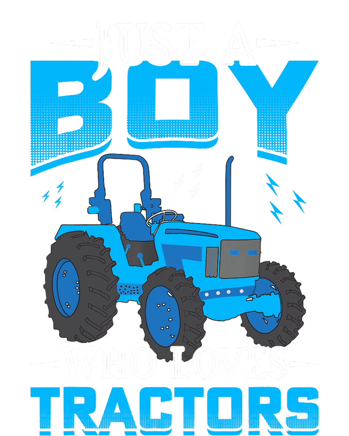 Just A Boy Who Loves Tractors Farm Boy Kids Sweatshirt