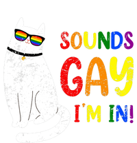 Sounds Gay I Am In Chonk Cat Funny Kitty LGBT Pride Rainbow Performance Sprint T-Shirt