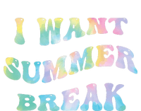 I Want Summer Break Teacher Last Day Of School Groovy T-Shirt