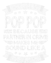 Funny Pop Pop Pop Pop Partner In Crime Dad Fathers Day Toddler Fine Jersey T-Shirt