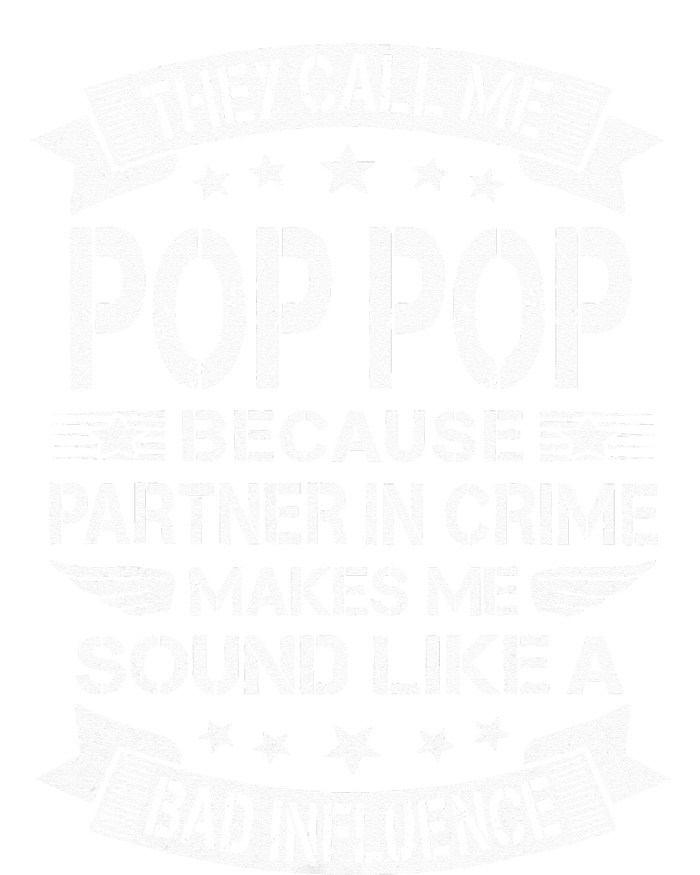 Funny Pop Pop Pop Pop Partner In Crime Dad Fathers Day Toddler Fine Jersey T-Shirt