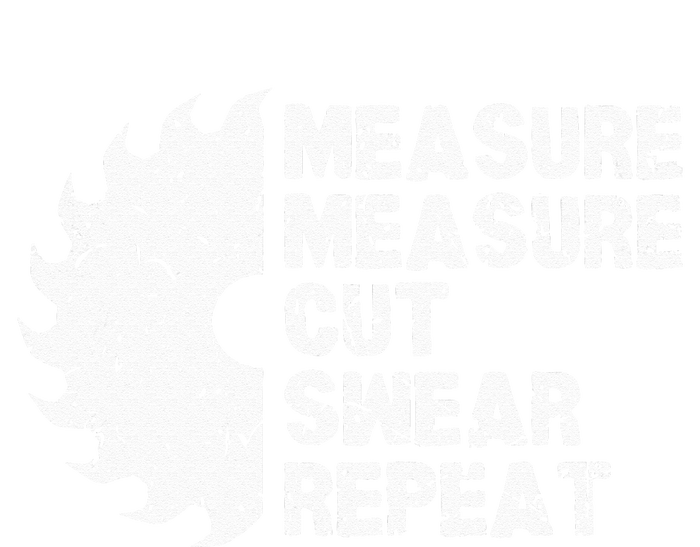 Measure Twice Cut Once Swear Repeat Zip Tote Bag