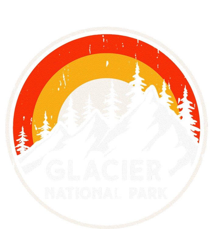 Glacier National Park Mountain Trees & Sun Camping Hiking Ladies PosiCharge Competitor Racerback Tank