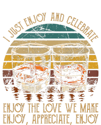 I Just Enjoy & Celebrate Enjoy Quotes Music Whiskey Glasses T-Shirt