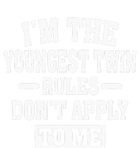 Im The Youngest Twin Rules Dont Apply To Me Hooded Wearable Blanket