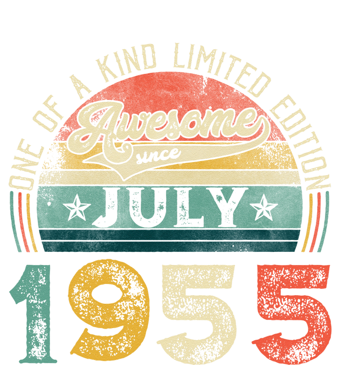 Distressed Vintage Awesome Since July 1955 68th Birthday T-Shirt