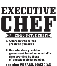 Executive Chef Definition Funny Chef Cook Cooking Women's Tri-Blend 3/4-Sleeve Raglan Shirt