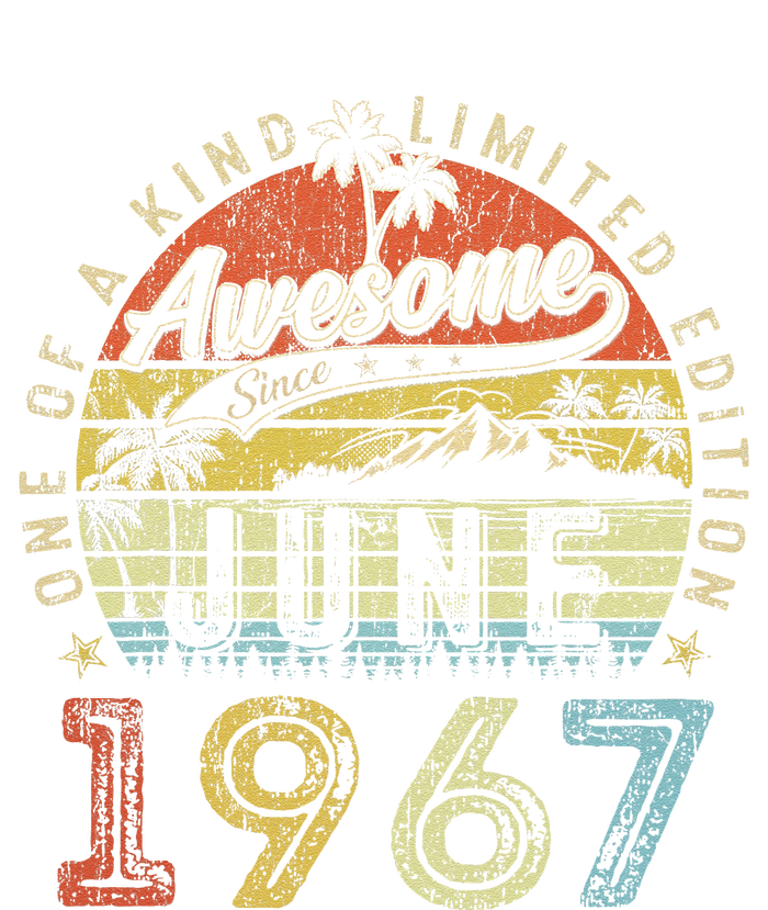 56 Year Old Awesome Since June 1967 56th Birthday T-Shirt