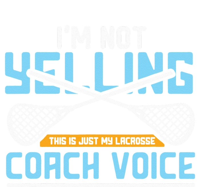 Lacrosse Coach Gift Lax Sticks Funny Coach Voice PosiCharge Competitor Tank