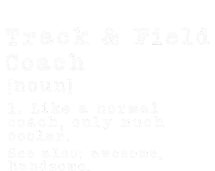 Track And Field Coach Definition Funny Trainer Gift Present Sustainable Bucket Hat