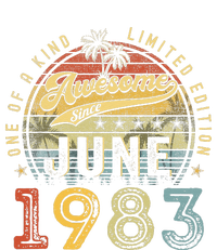 Awesome Since June 1983 Vintage 40th Birthday Party Retro T-Shirt